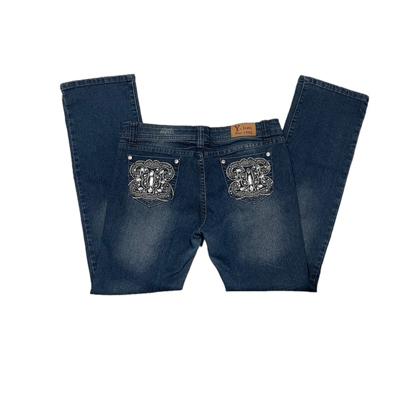 Y- jeans embelished pockets size 9 - Picture 4 of 6